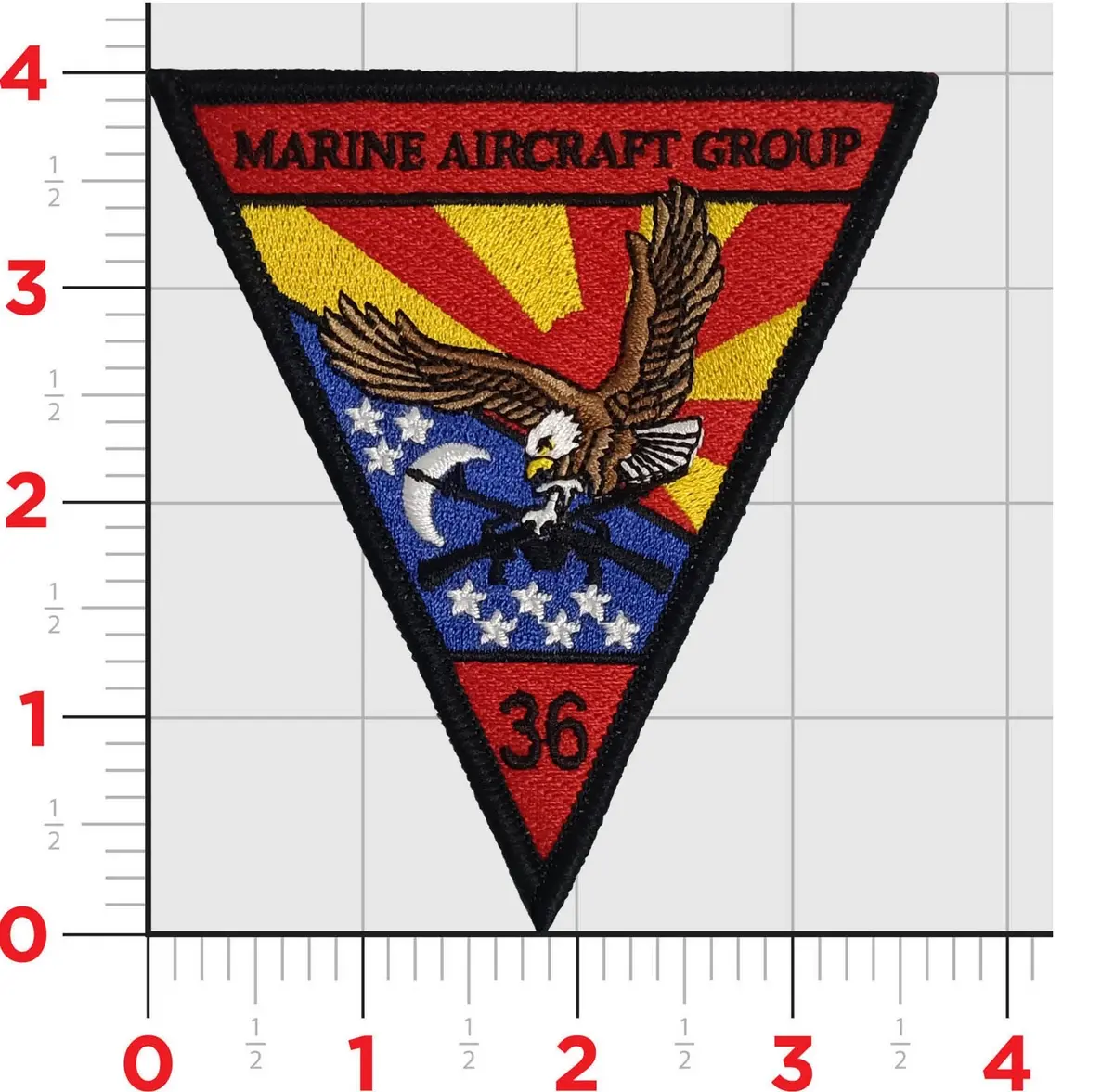 Officially Licensed Usmc Marine Air Group Mag-36 Patch 1