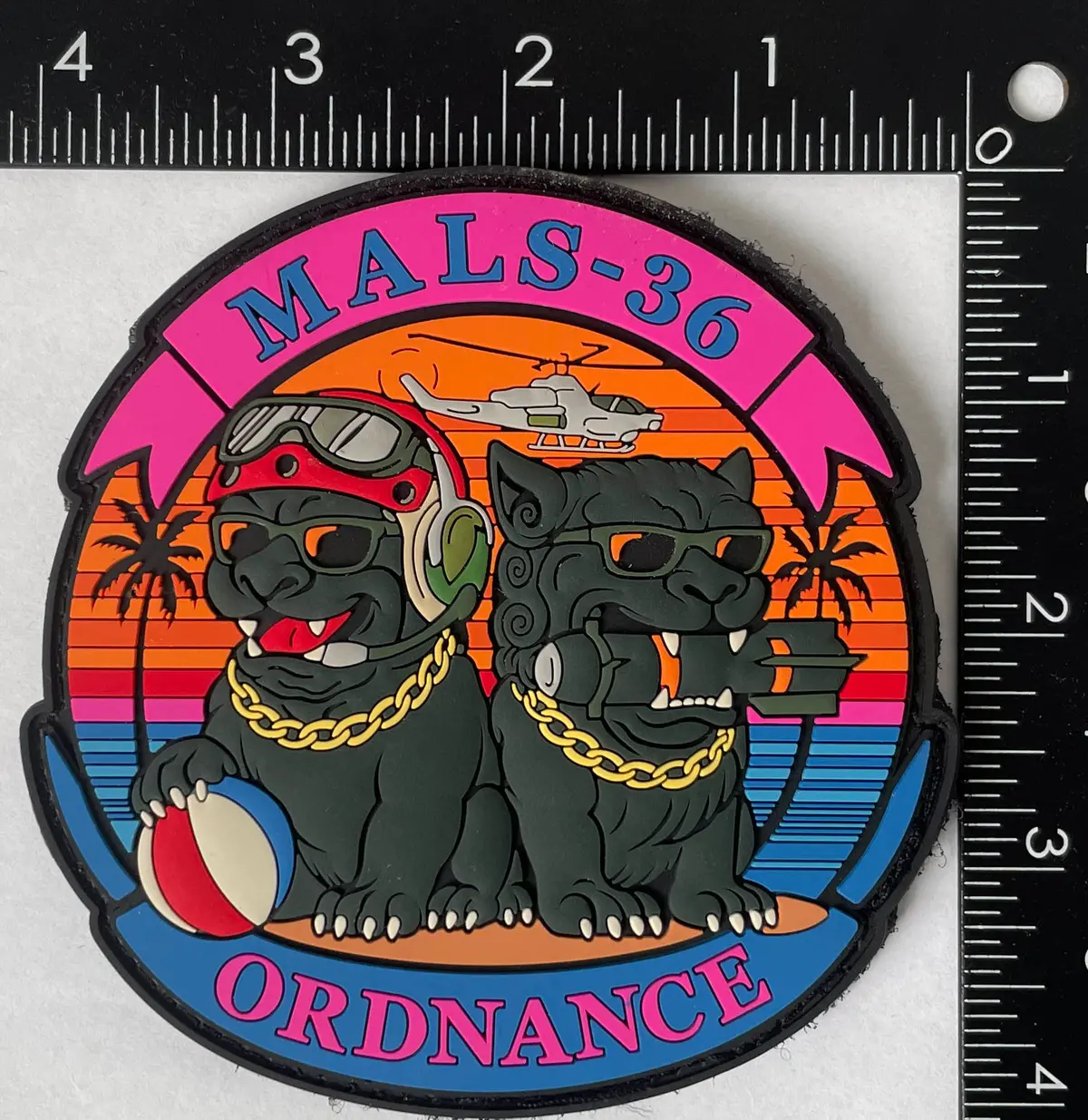 Official Mals-36 Ordnance Summer 2025 Pvc Patch 1