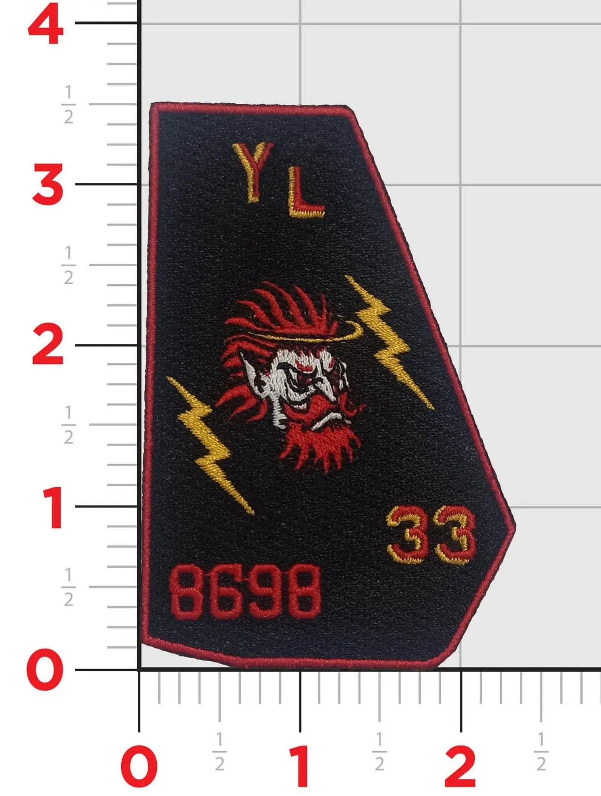 Official Vmm-362 Ugly Angels V-22 Tail Flash Patch 1