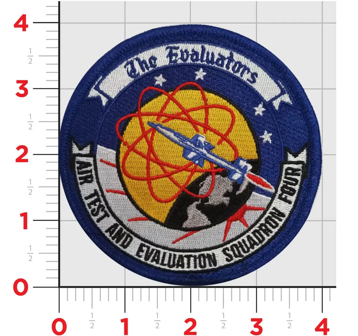 Officially Licensed Us Navy Vx-4 The Evaluators Squadron Patch 1
