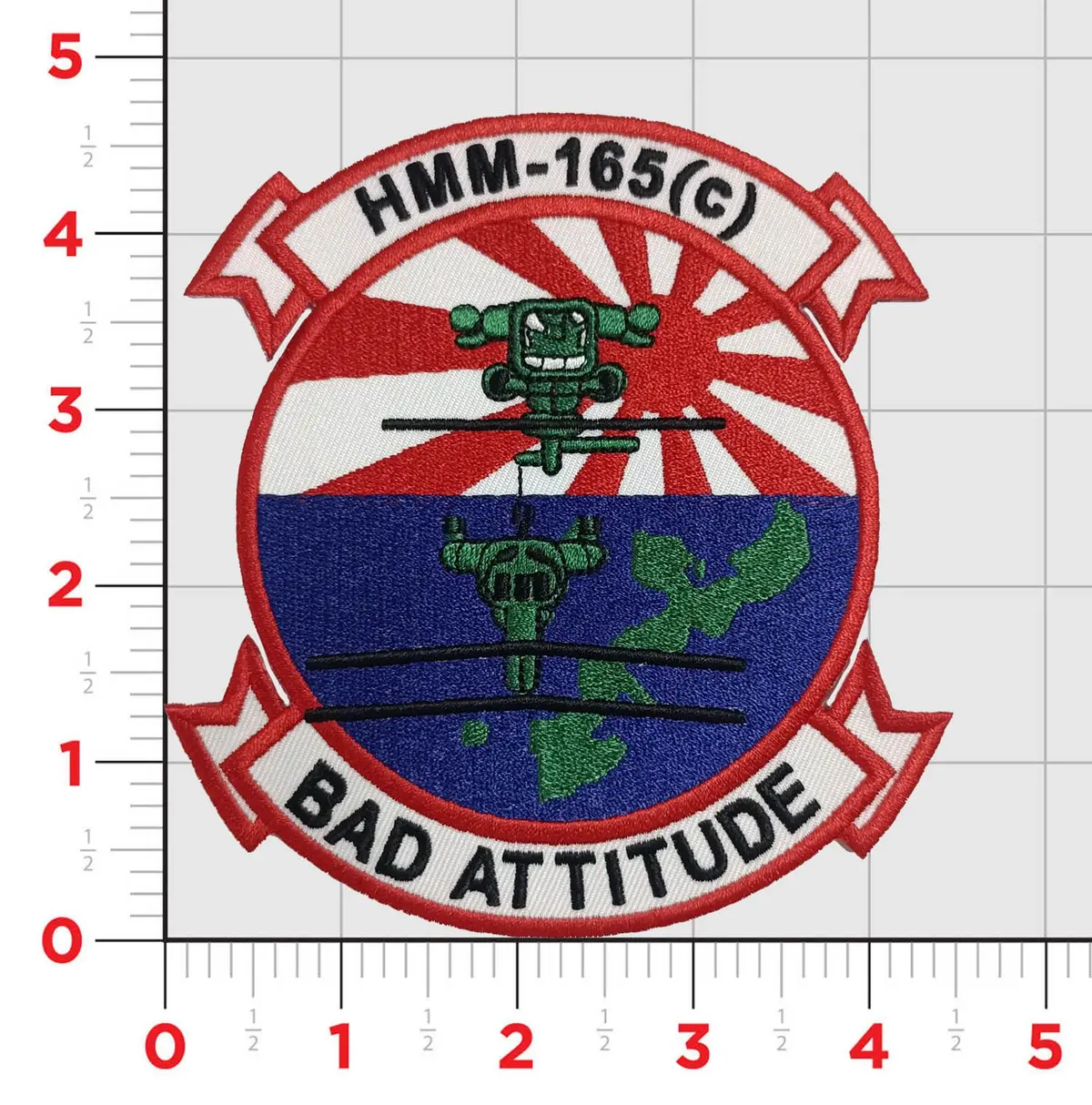 Official Hmm-165(C) White Knights Bad Attitude Japan Patch 1