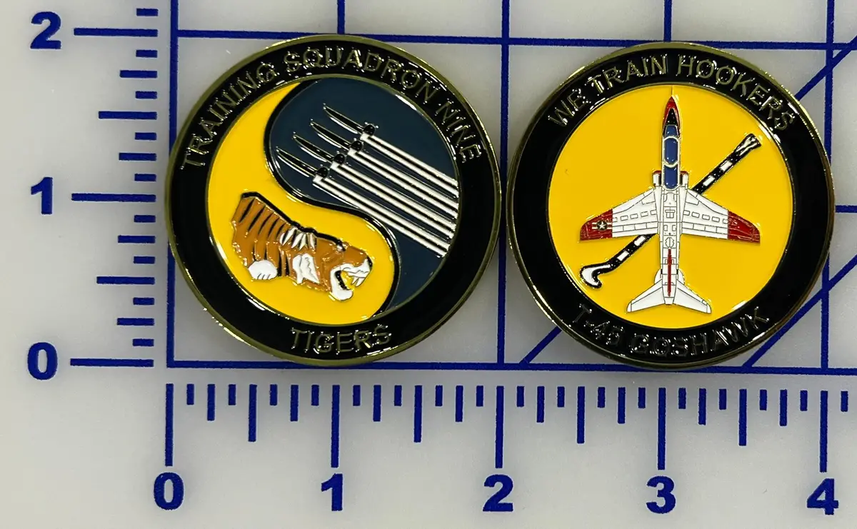 Officially Licensed Us Navy Vt-9 Tigers Squadron Coin 1
