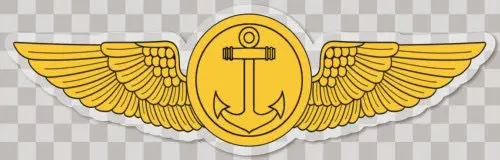 Navy Observer Wings Sticker 1