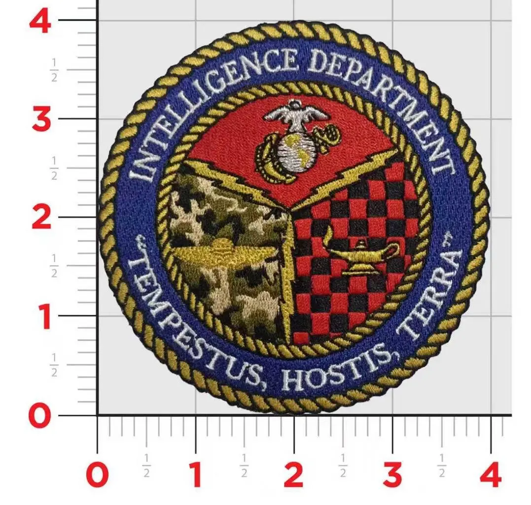 Officially Licensed Usmc Intelligence Department Patch 1