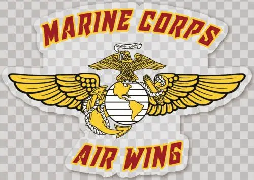 Officially Licensed Usmc Air Wing Sticker 1