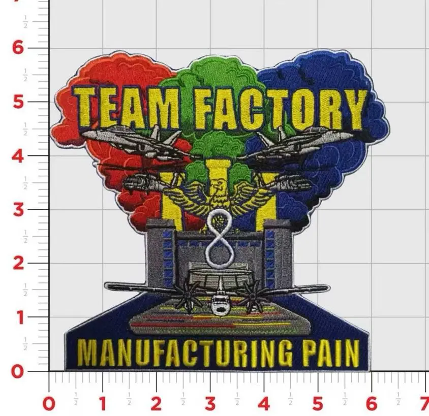 Official Carrier Air Wing Cvw-8 Pain Factory Patch 1