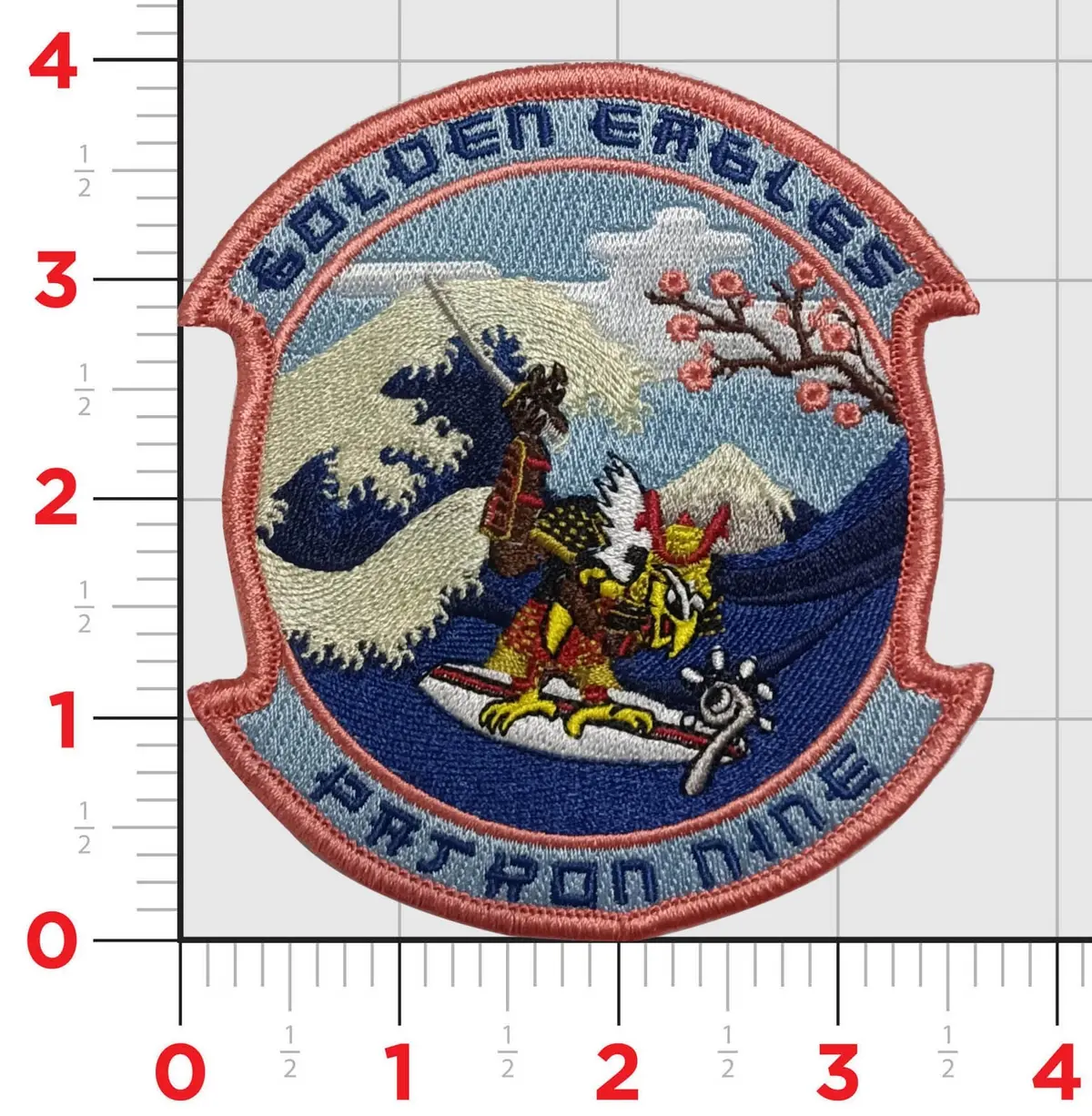 Official Vp-9 Golden Eagles Japan Det Patch 1