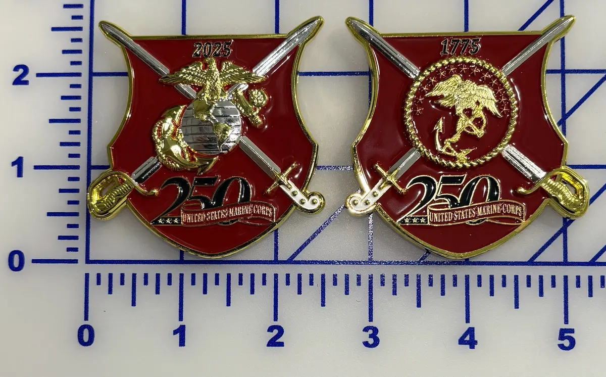 Officially Licensed Usmc 250Th Anniversary Coin 1