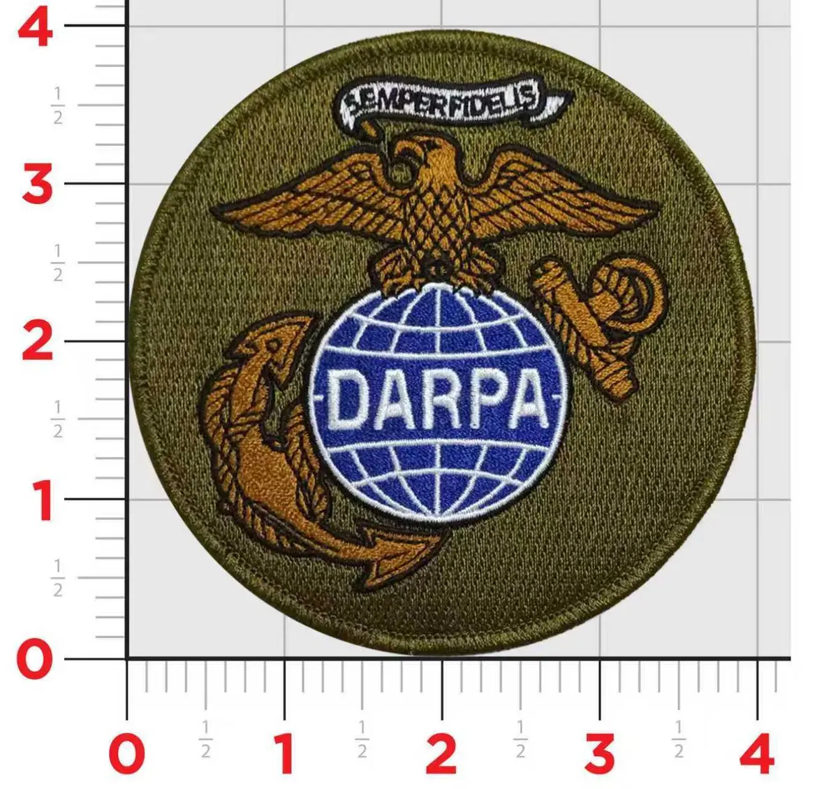 Officially Licensed Usmc Darpa Patch 1
