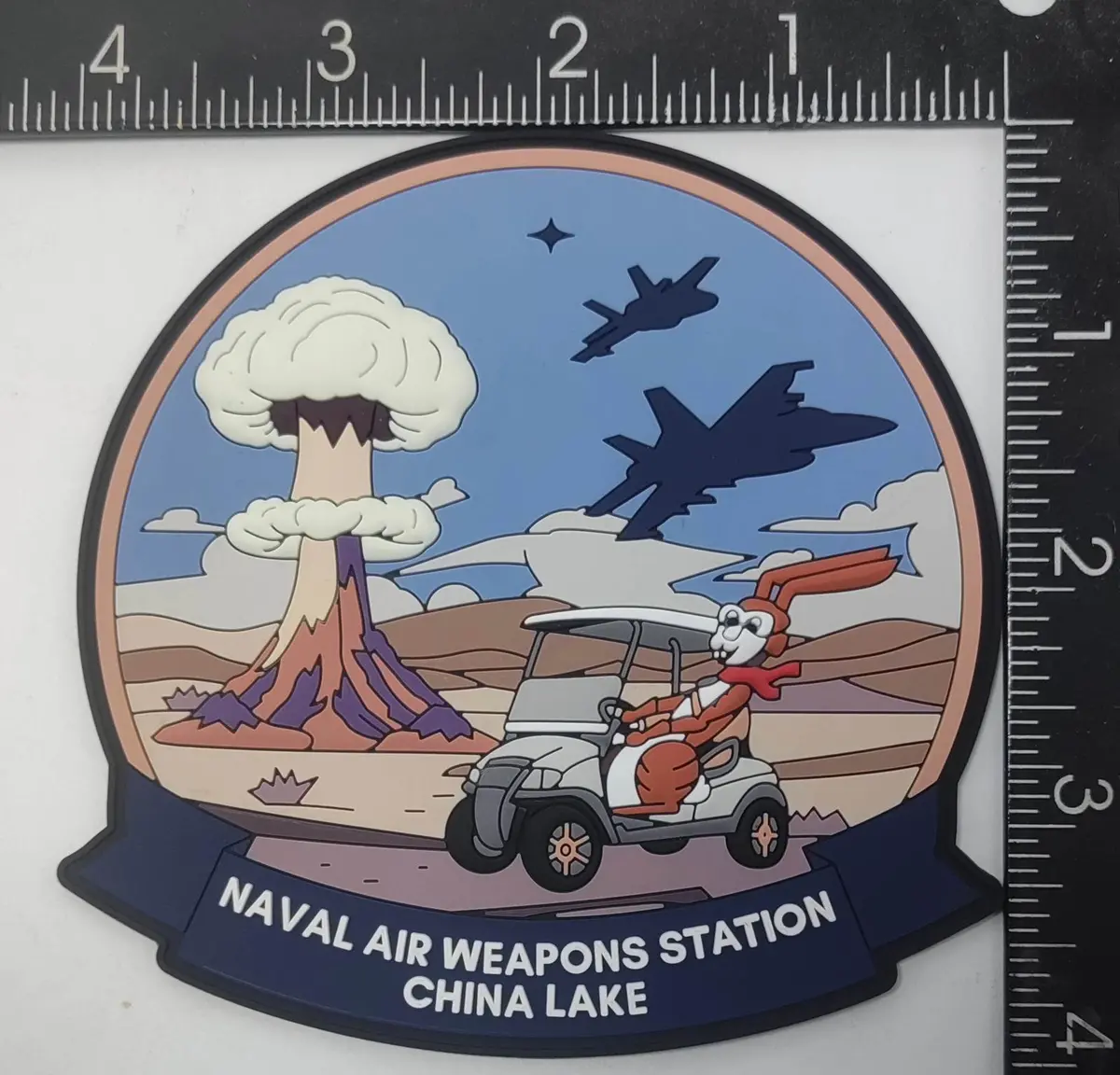 Official Naval Air Weapons Station China Lake Pvc Patch 1