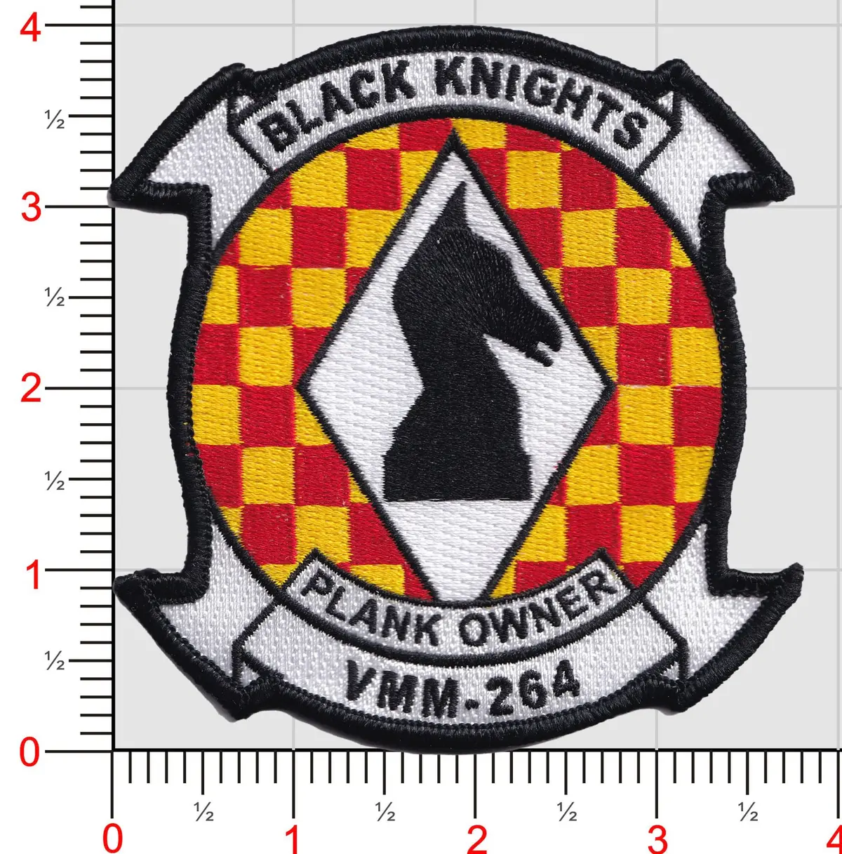 Officially Licensed Usmc Vmm-264 Black Knights Plank Owner 2025 Squadron Patch 1