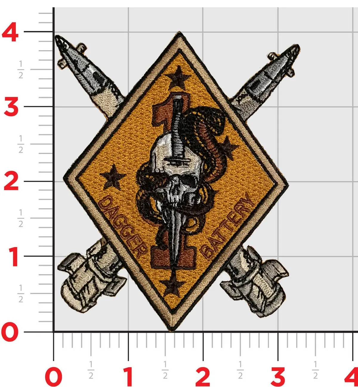 Official 1St Mardiv Dagger Battery Patch 1