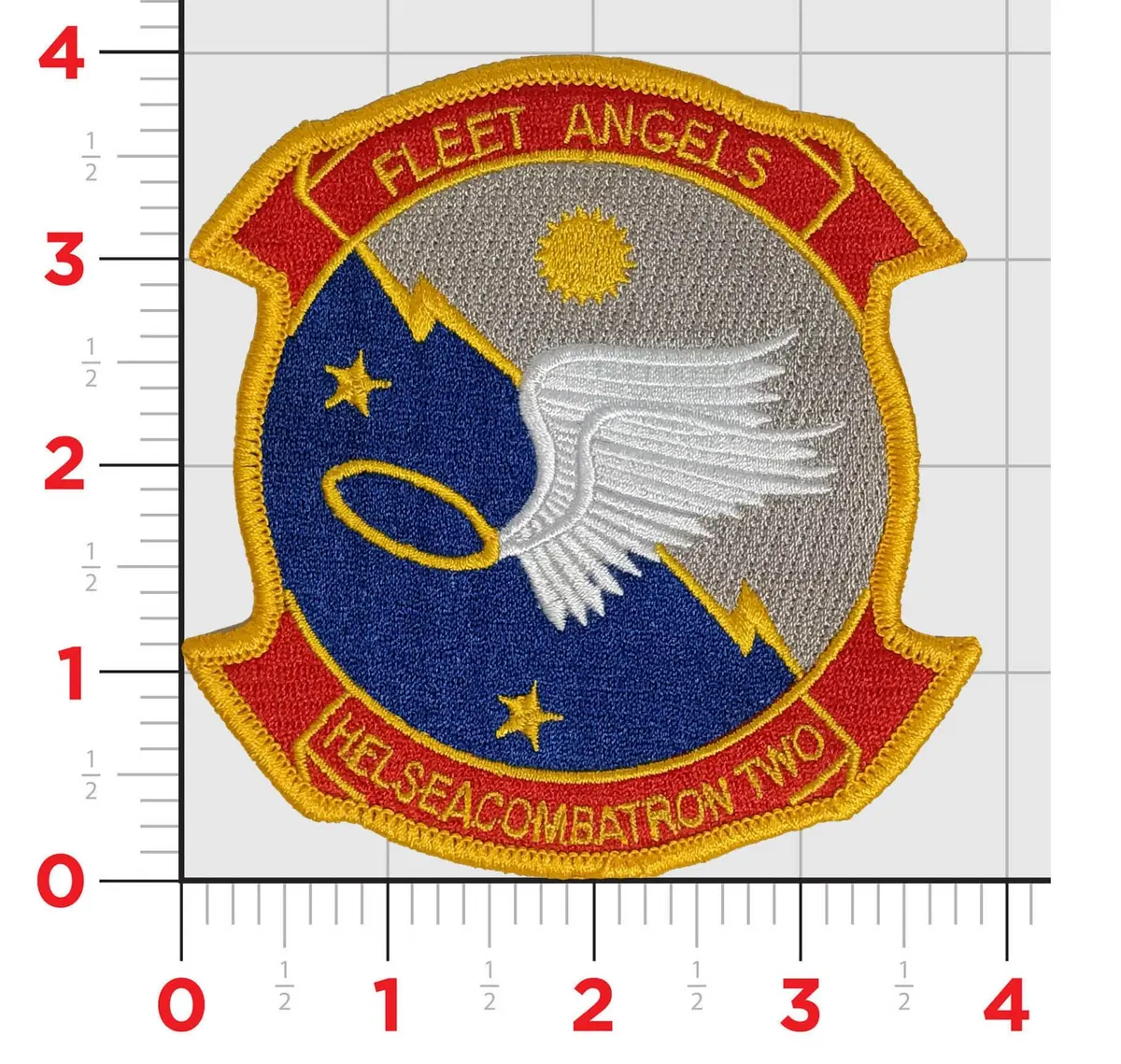 Officially Licensed Us Navy Hsc-2 Fleet Angels Squadron Patch 1