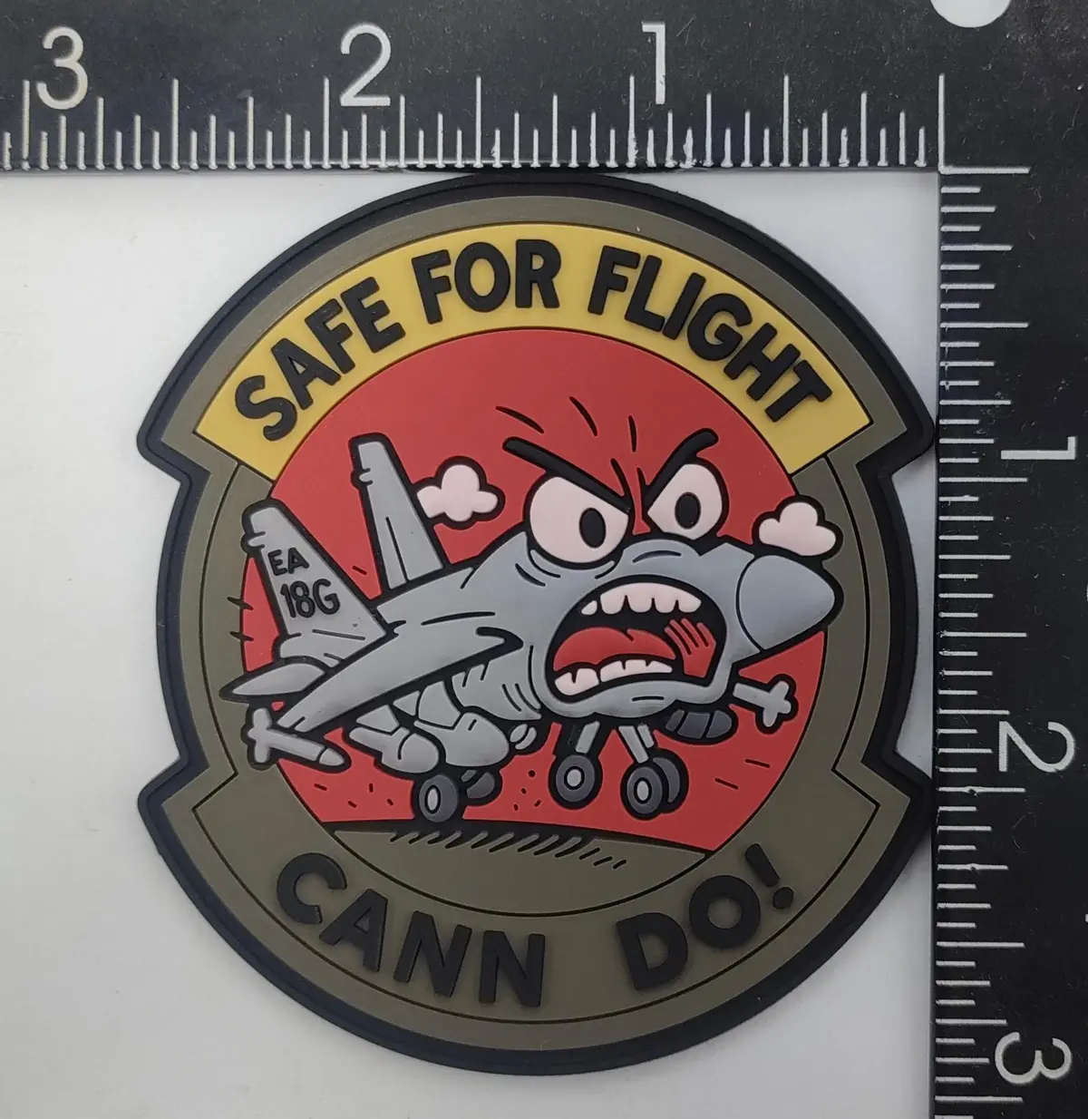 Ea-18 Growler Safe For Flight Cann Do Pvc Patch 1