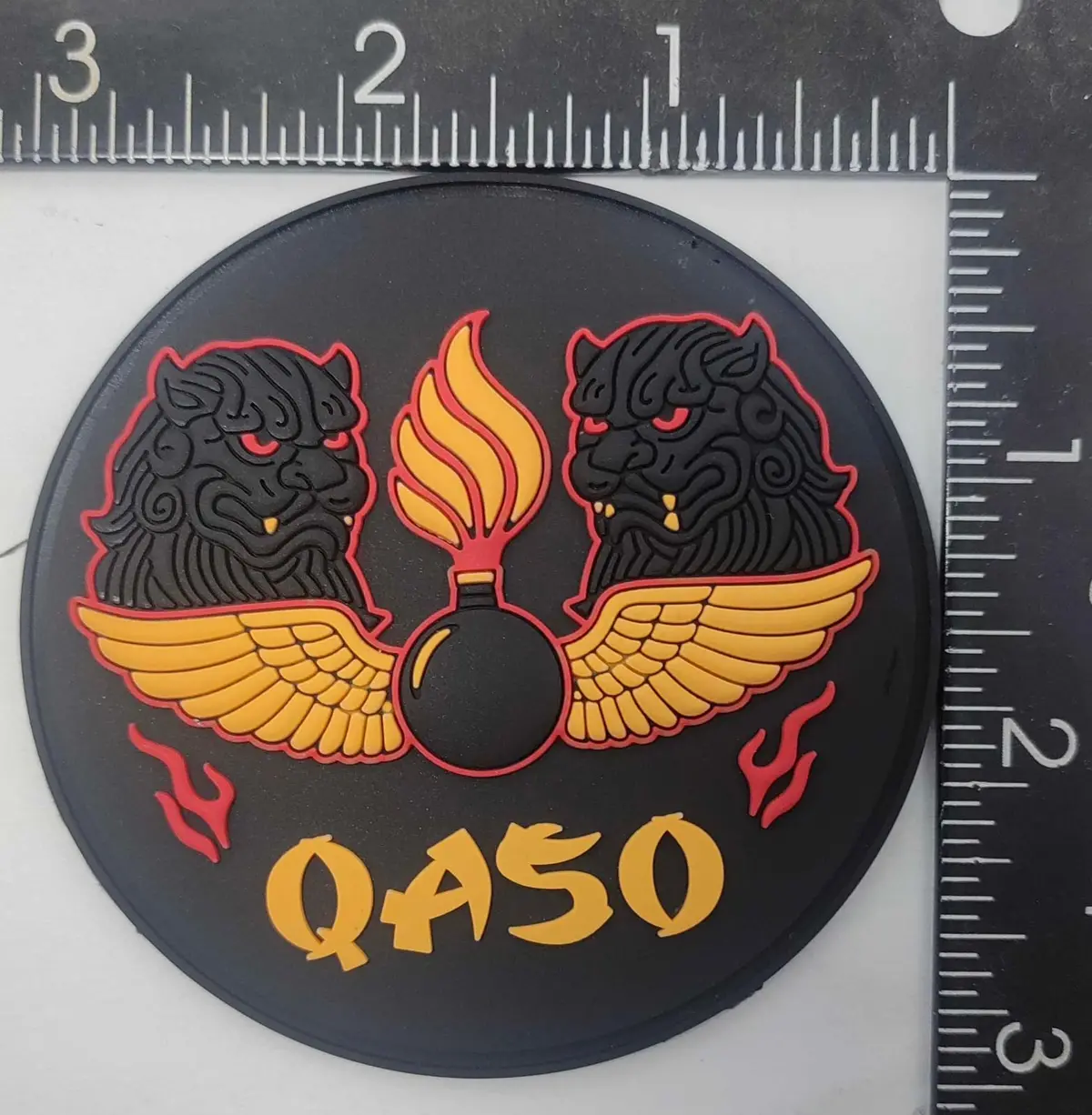 Official Mals-36 Bladerunners Qaso Flightline Qual Pvc Patch 1