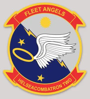 Officially Licensed Us Navy Hsc-2/ Hs-2 Fleet Angels Sticker 1