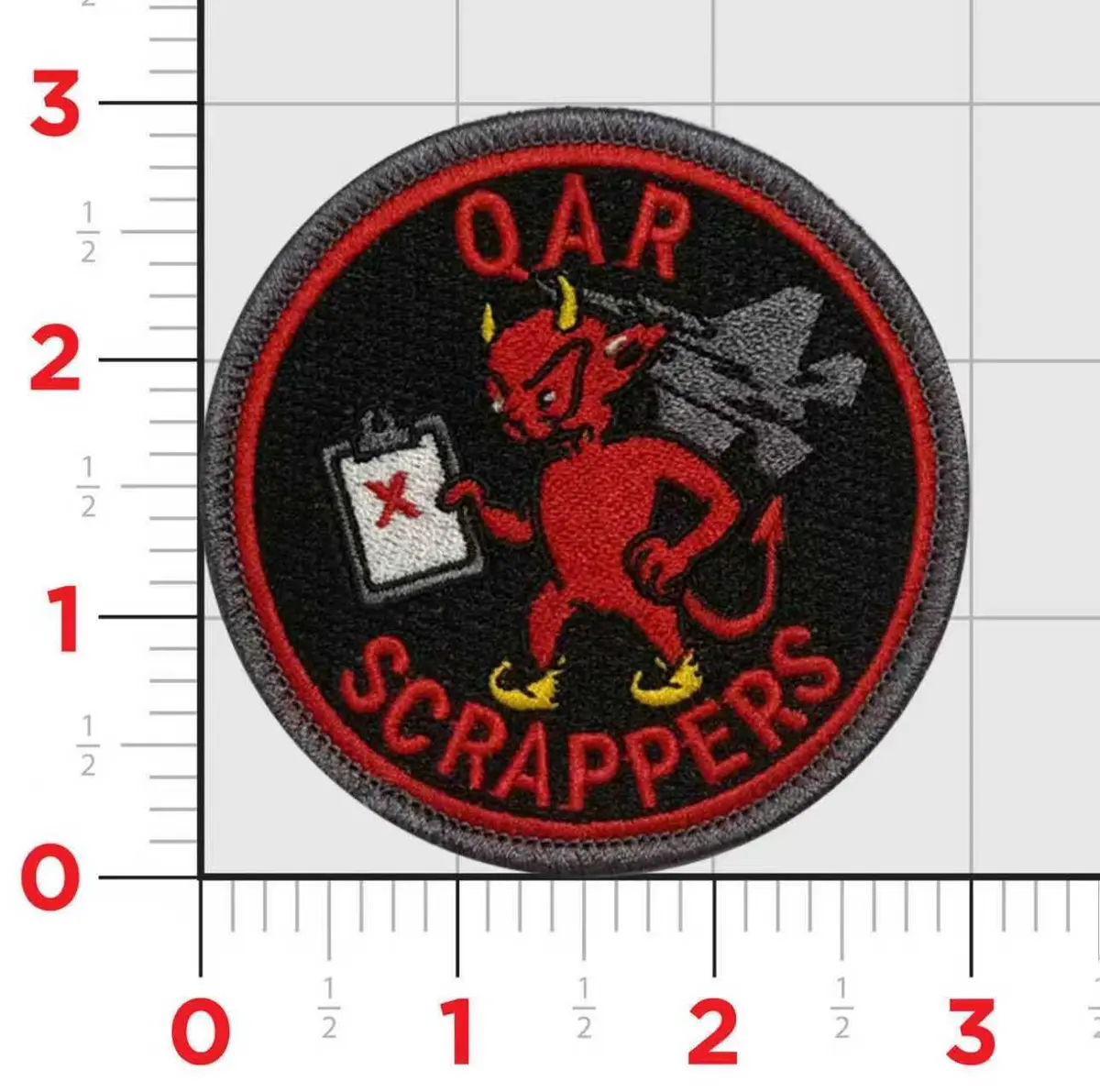 Official Vmfa-533 Hawks Qar Scrappers Shoulder Patch 1