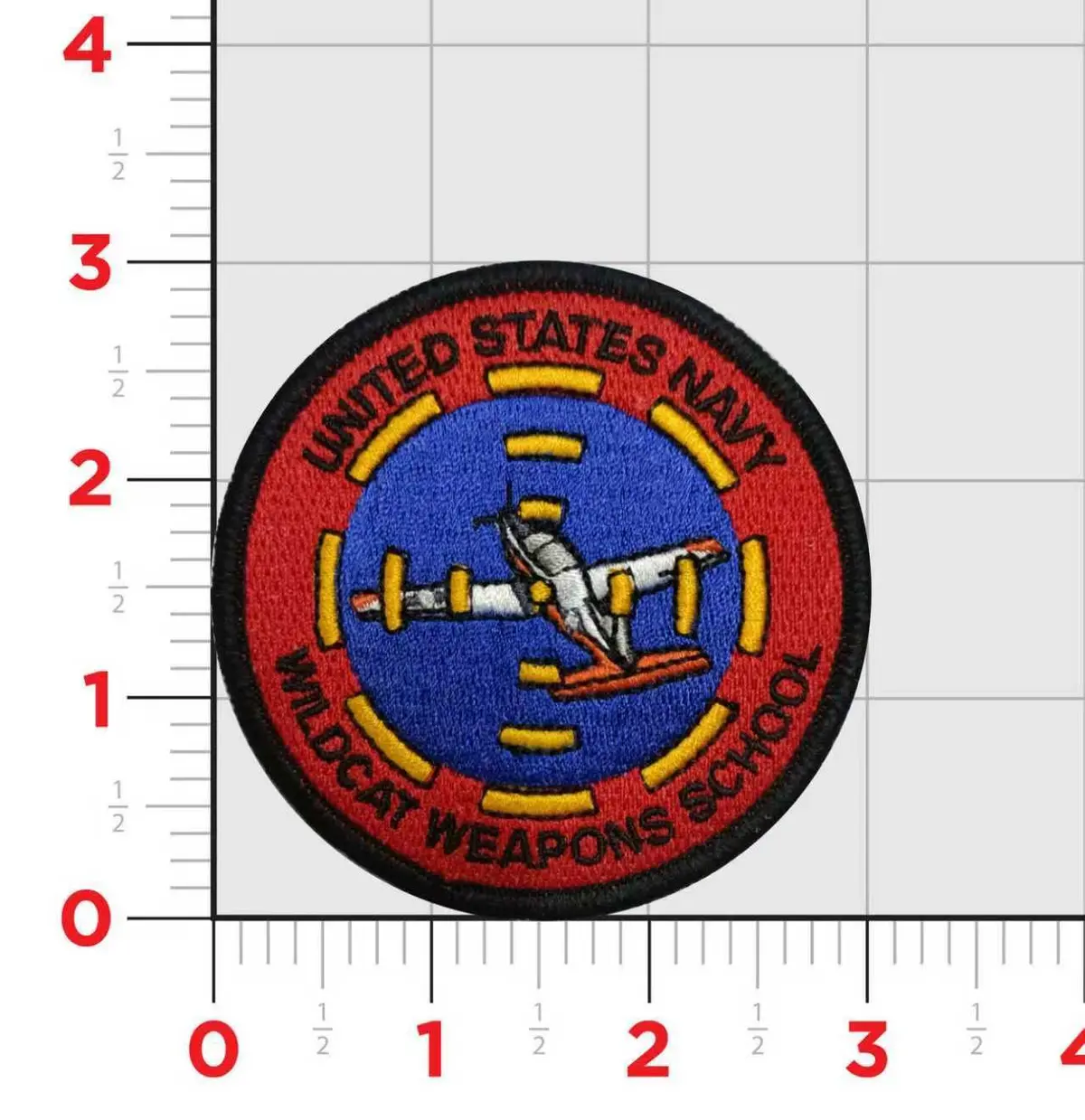 Official Vt-10 Wildcat Weapons School T-6 Texan Top Gun Shoulder Patch 1
