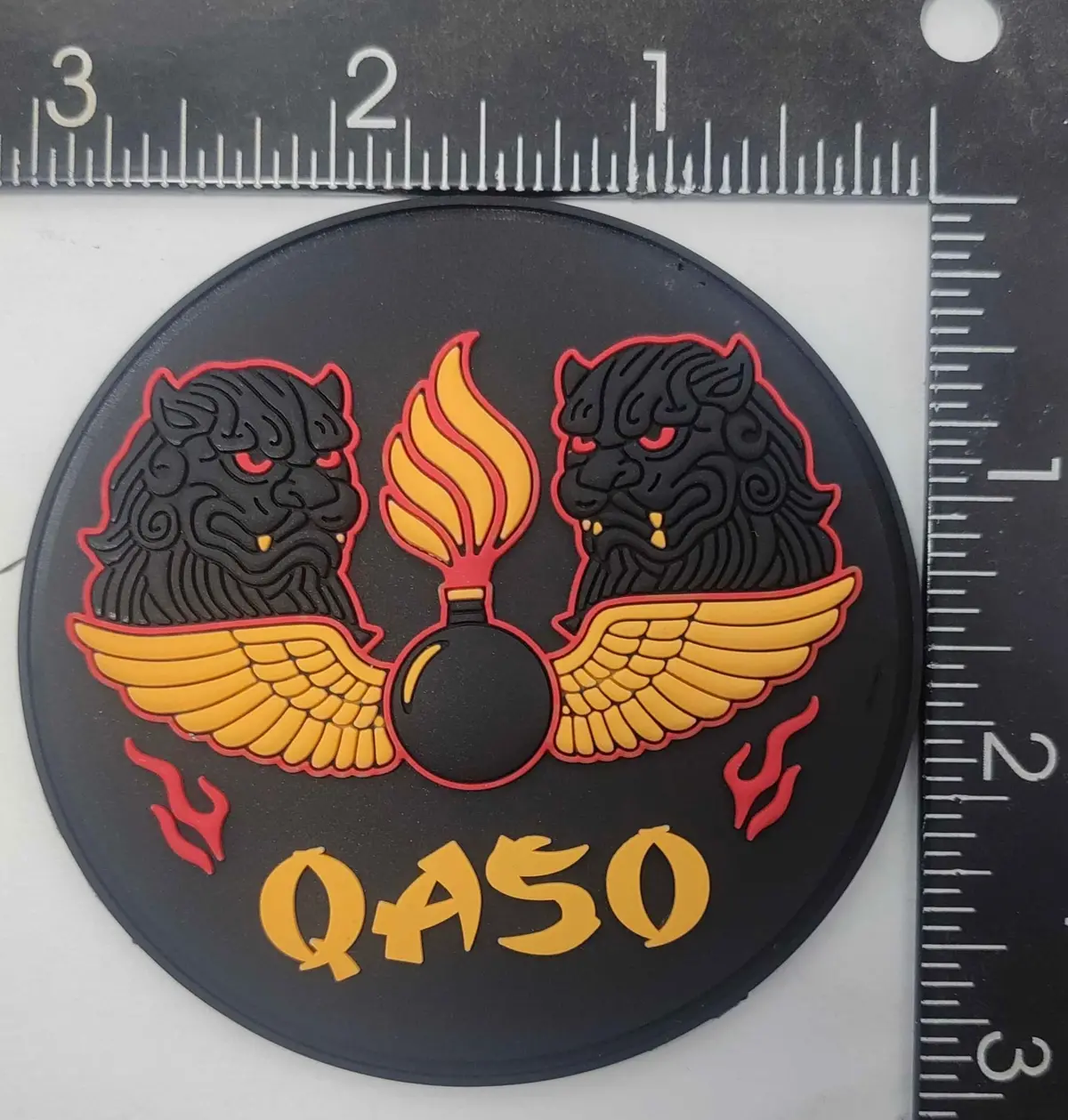 Official Mals-36 Qaso Shisha Dog Pvc Shoulder Patch 1