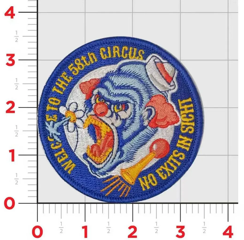 Official Usaf 58Th Fighter Squadron Circus Patch 1