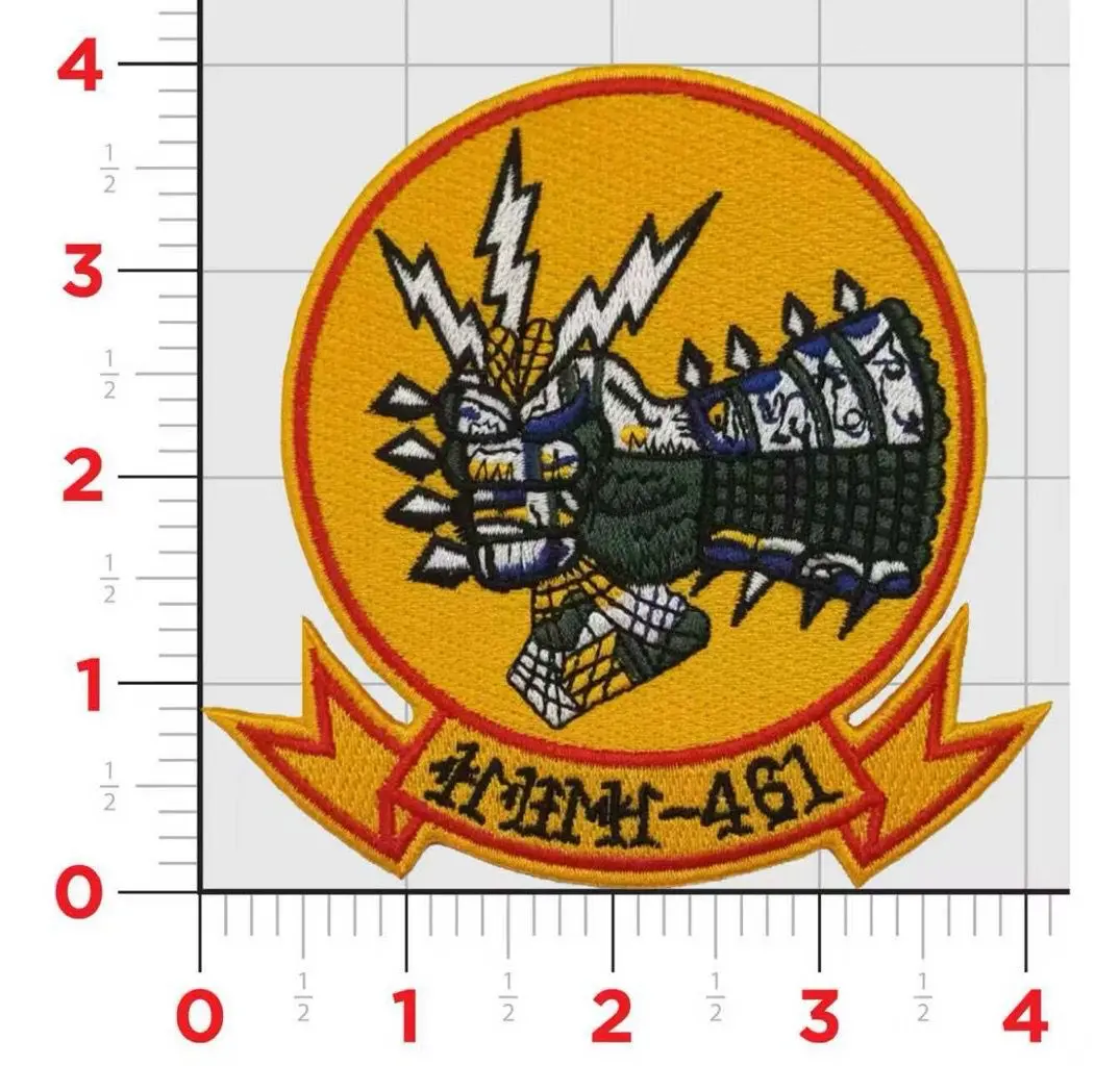 Officially Licensed Usmc Hmh-461 Iron Horse Throwback Patch 1