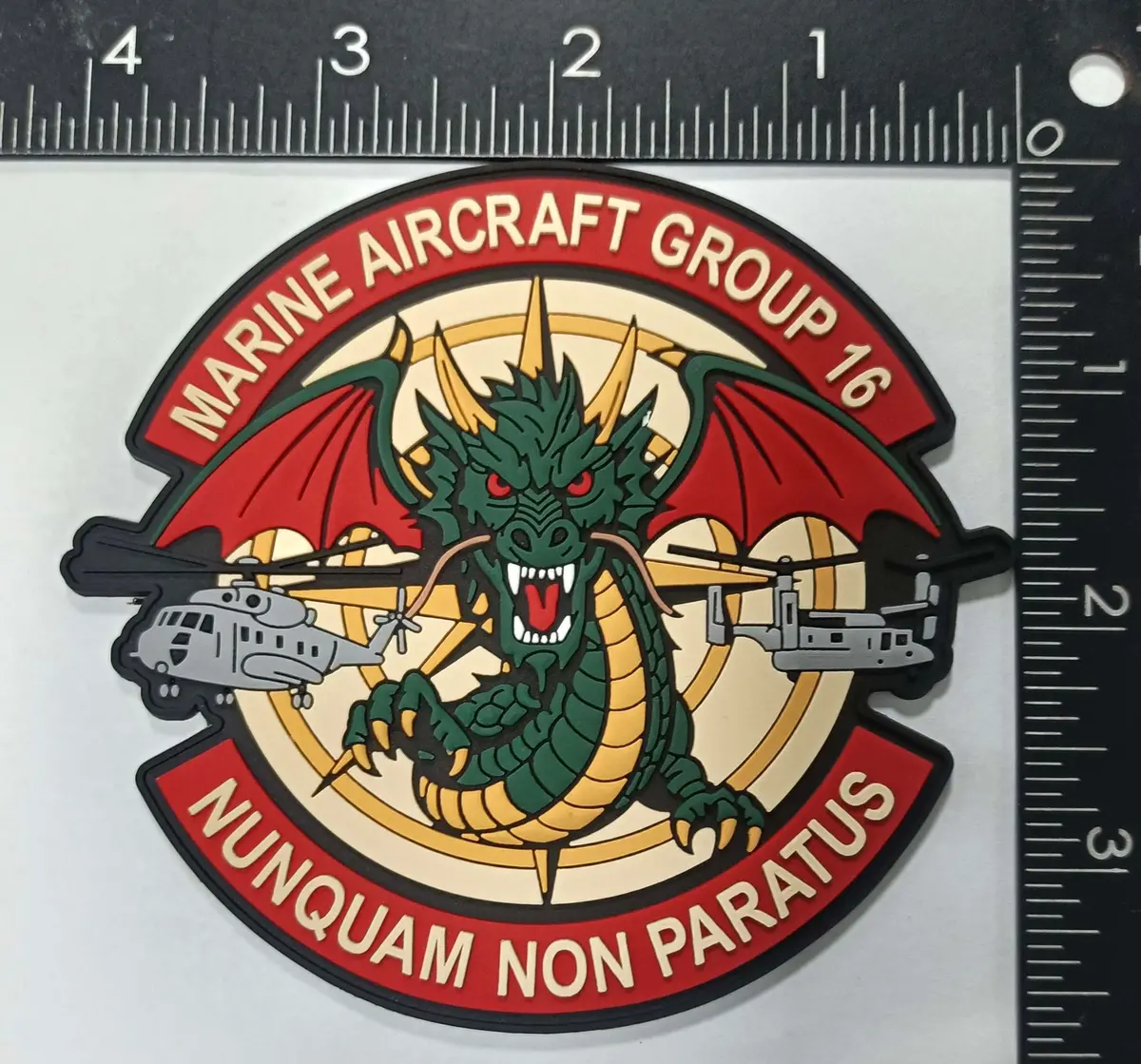 Official Marine Aircraft Group Mag-16 Pvc Patch 1