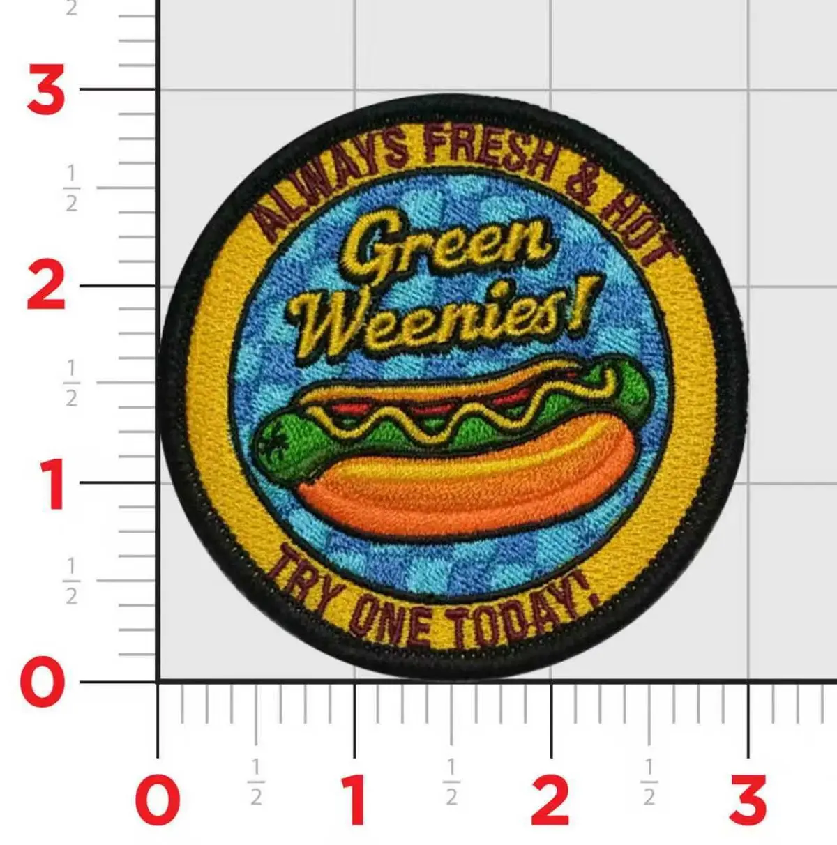 Green Weenie Patch 1