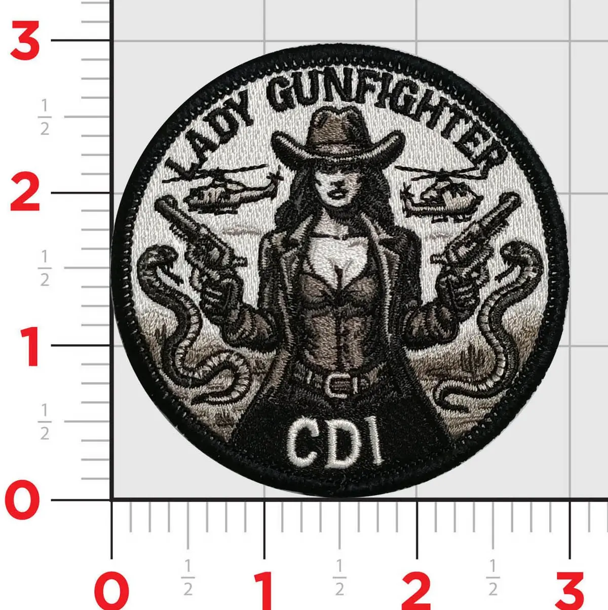 Official Hmla-369 Lady Gunfighter Flightline Qual Patches 1