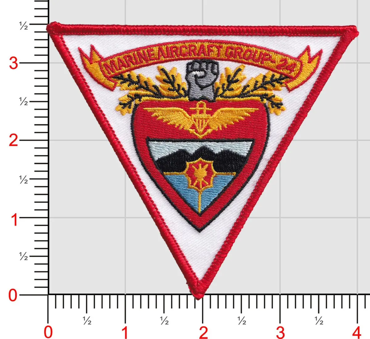 Officially Licensed Usmc Marine Aircraft Group Mag-24 Throwback Patch 1
