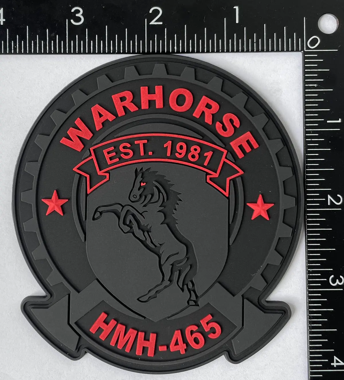 Official Hmh-465 Warhorse Maintenance Pvc Patch 1