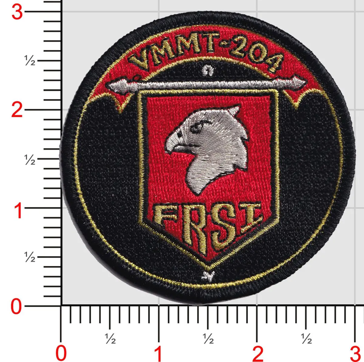 Official Vmmt-204 Raptors Frsi Fleet Replacement Squadron Instructor Shoulder Patch 1
