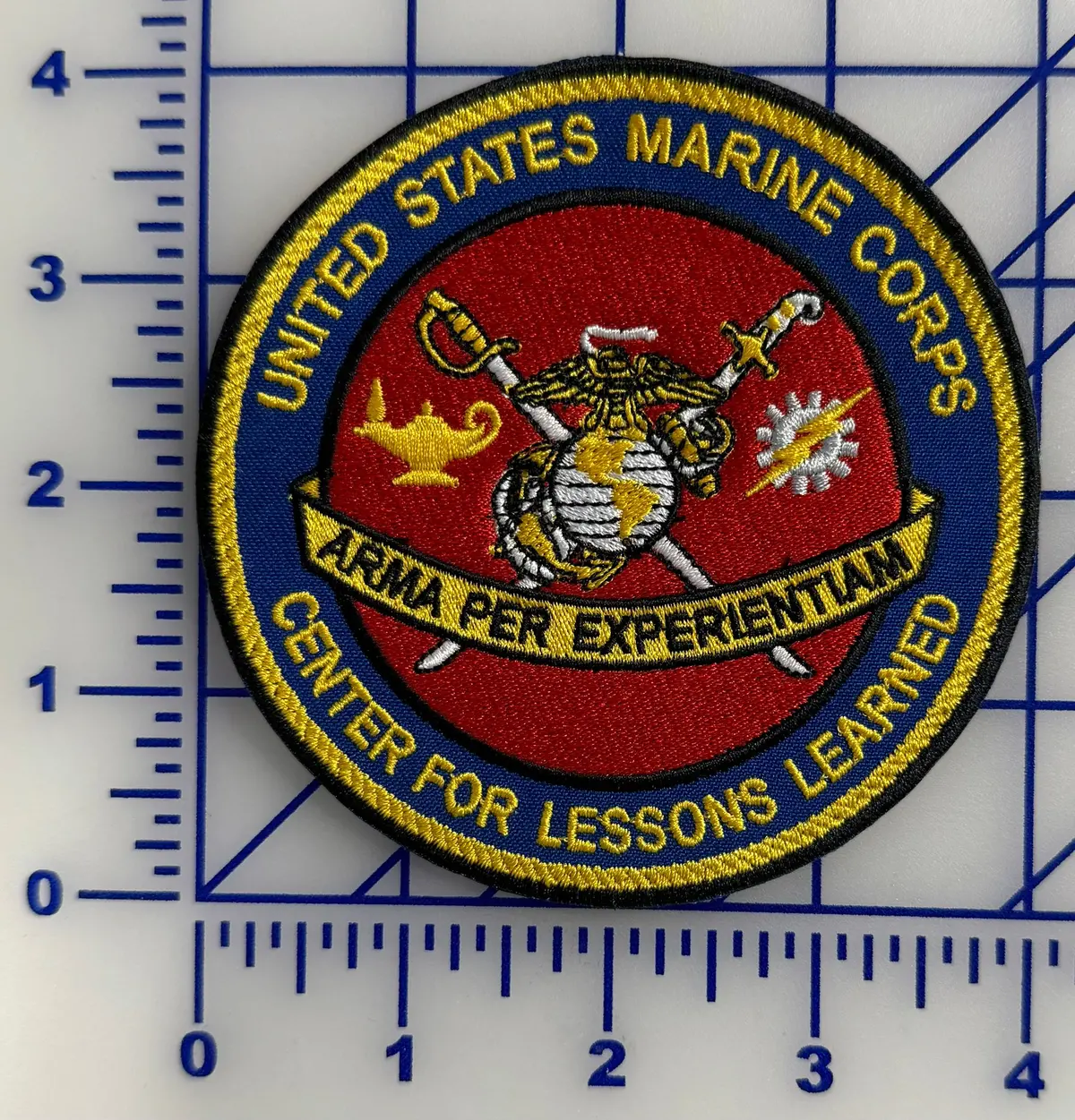 Officially Licensed Usmc Center For Lessons Learned Patch 1