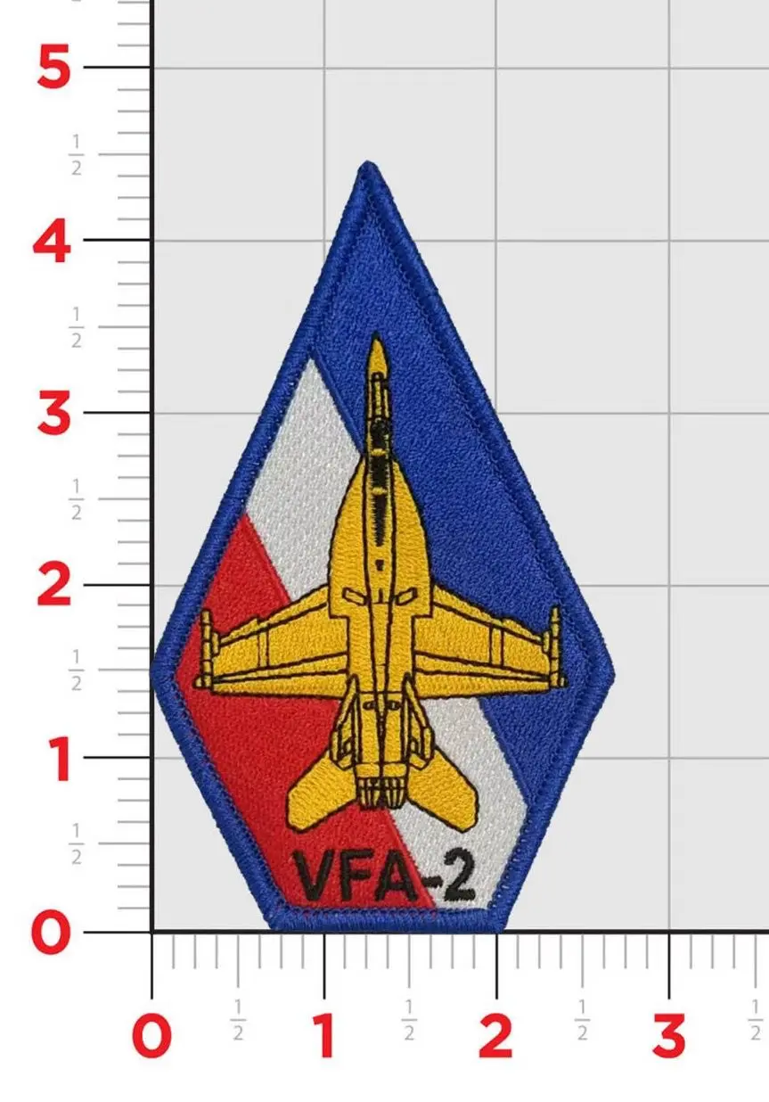 Official Vfa-2 Bounty Hunters Fa-18 Superhornet Shoulder Patch 1
