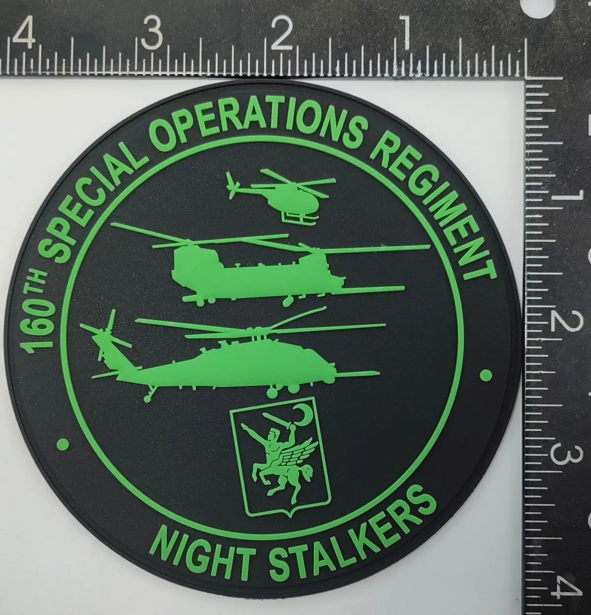 Us Army 160Th Special Operations Regiment Soar Night Stalkers Pvc Glow Patch 1