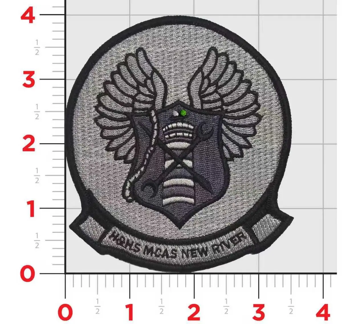 Officially Licensed Usmc  H&Hs Mcas New River Night Patch (New River) 1