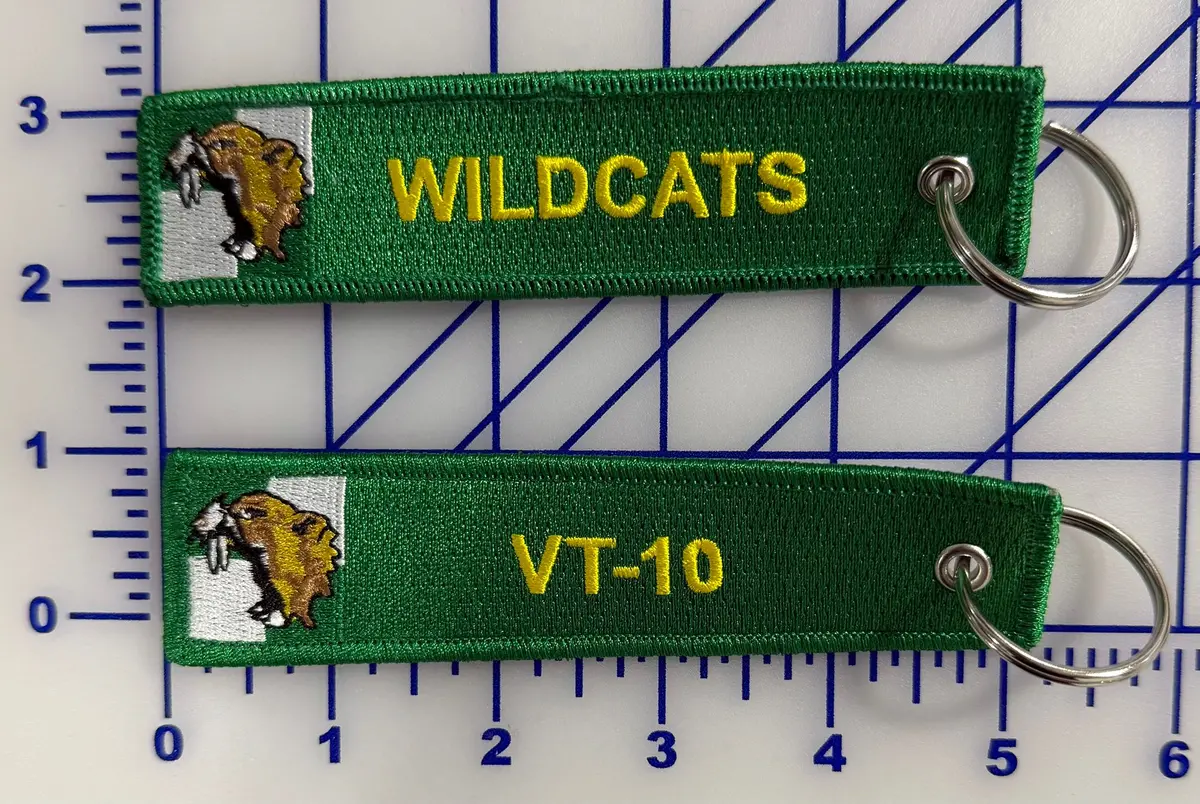 Vt-10 Wildcats Key Rings 1