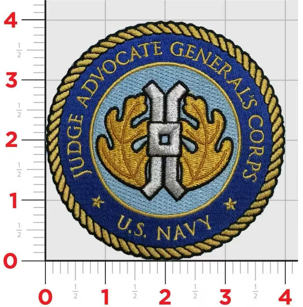 Officially Licensed Us Navy Judge Advocate General's Corps Patch 1