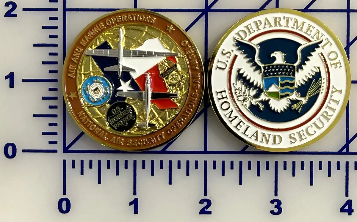 Official Cbp Customer & Border Protection San Angelo Coin 1