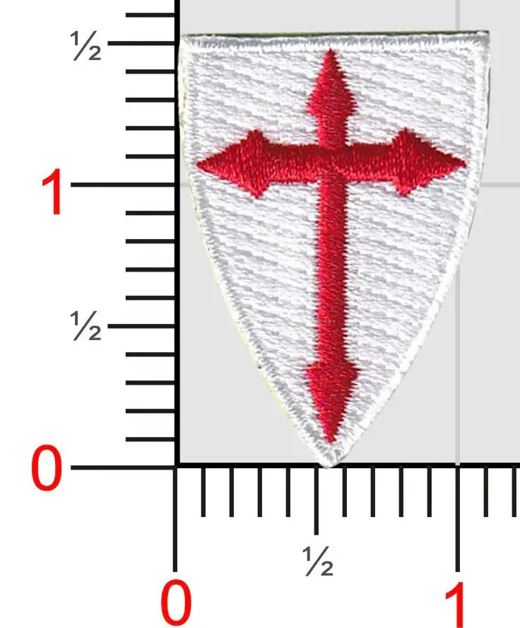 Official Vmfa-122 Crusaders Small Tab Shield Patch 1