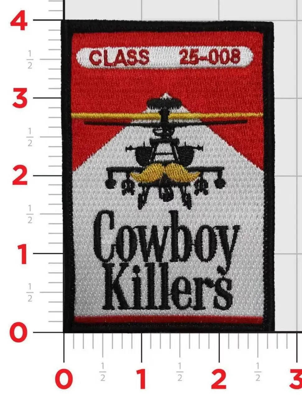 Official Us Army Flight Class 25-008 Cowboy Killers Patch 1