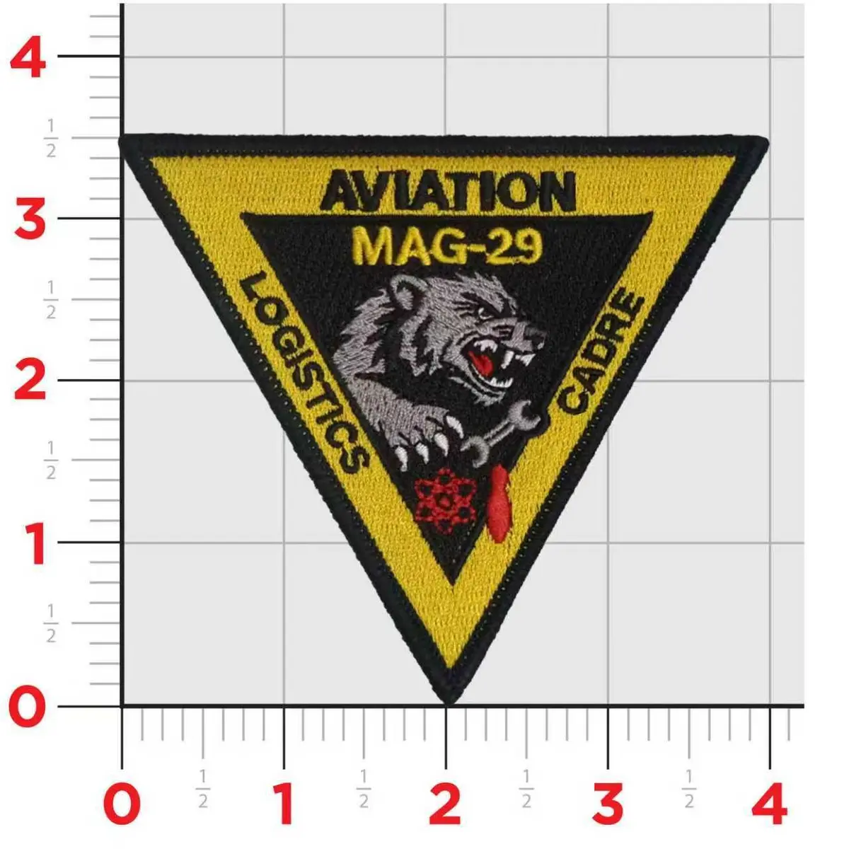 Official Usmc Mag-29 Logistics Cadre Patch 1