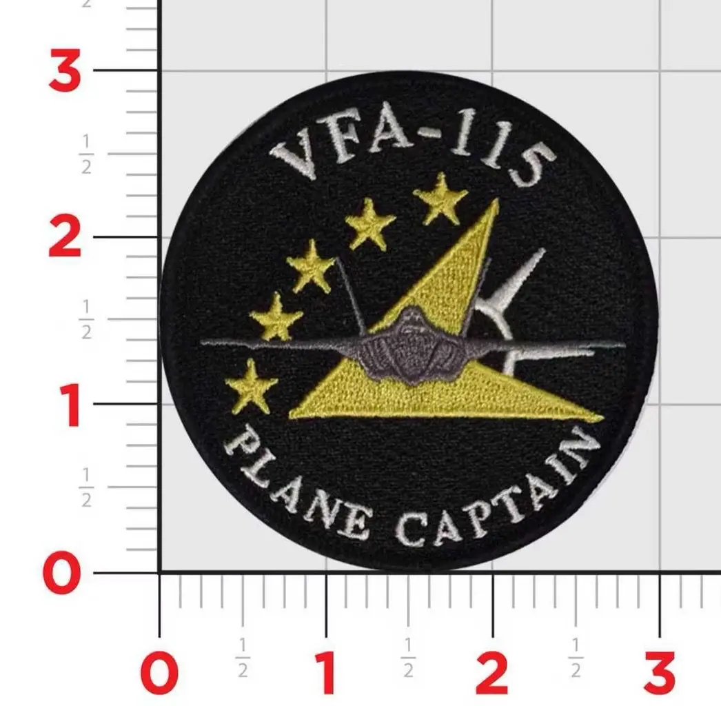 Official Vfa-115 Eagles Plane Captain Patch 1
