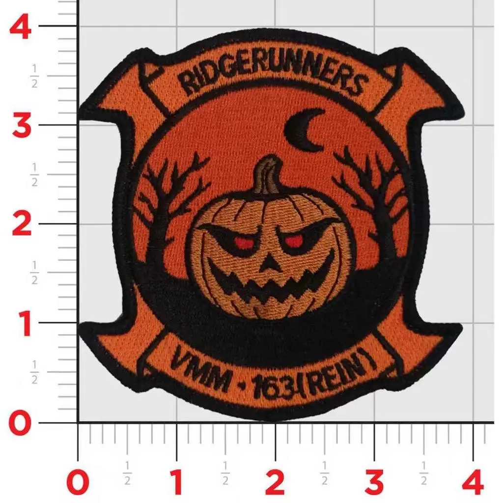 Official Vmm-163 Ridgerunners Halloween Patch 1