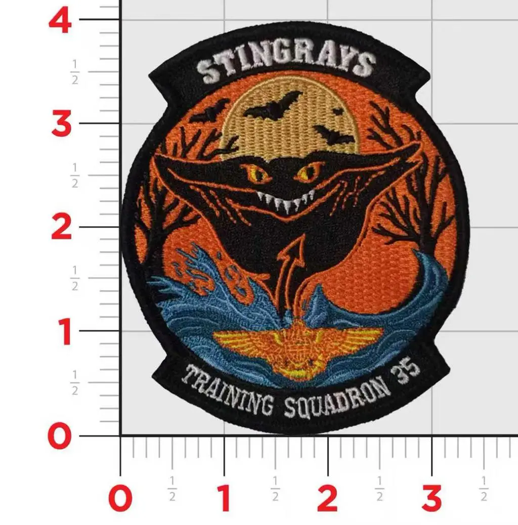 Official Vt-35 Stingrays Halloween Patch 1