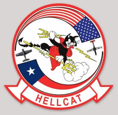 Officially Licensed Us Navy Project Hellcat Sticker 1
