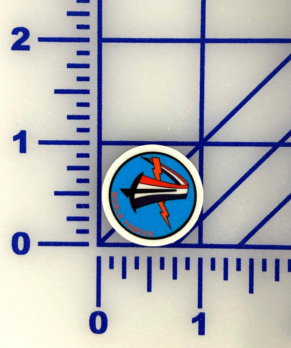 Officially Licensed Us Navy Vt-27 Boomers Reflective Mini-Sticker 1