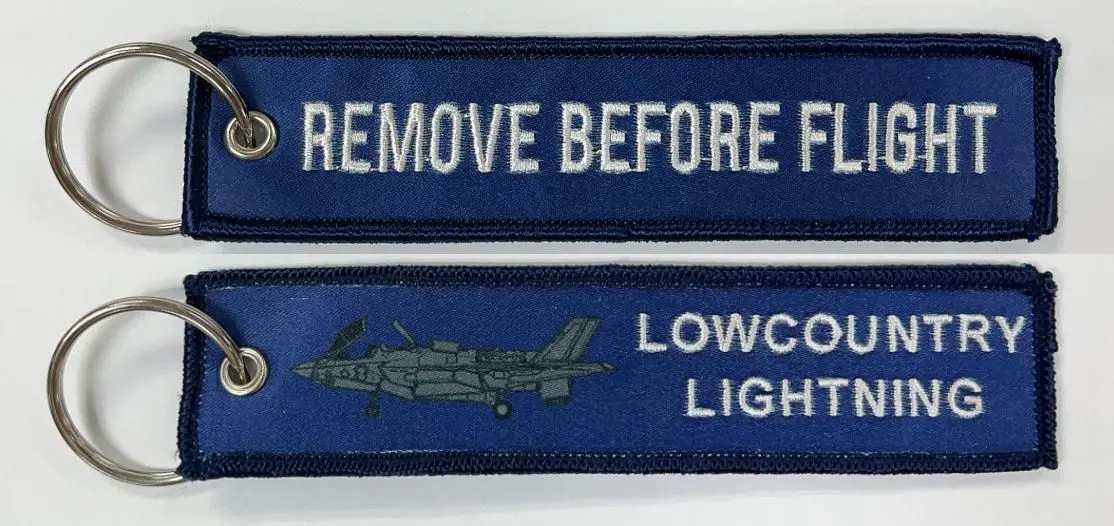 Official Vmfat-501 Lowcountry Lighting F-35 Key Rings 1