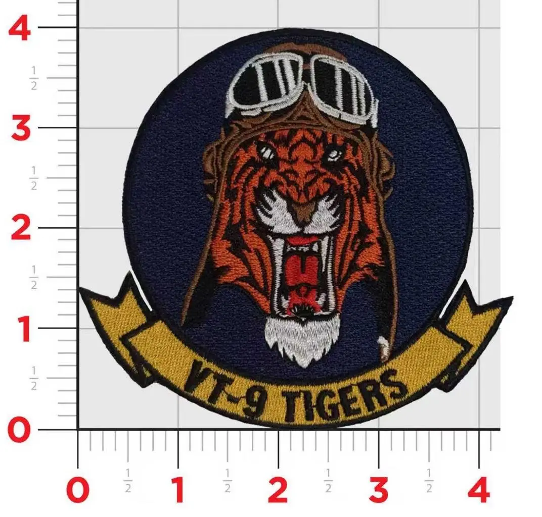 Officially Licensed Us Navy Vt-9 Tigers Throwback Patch 1