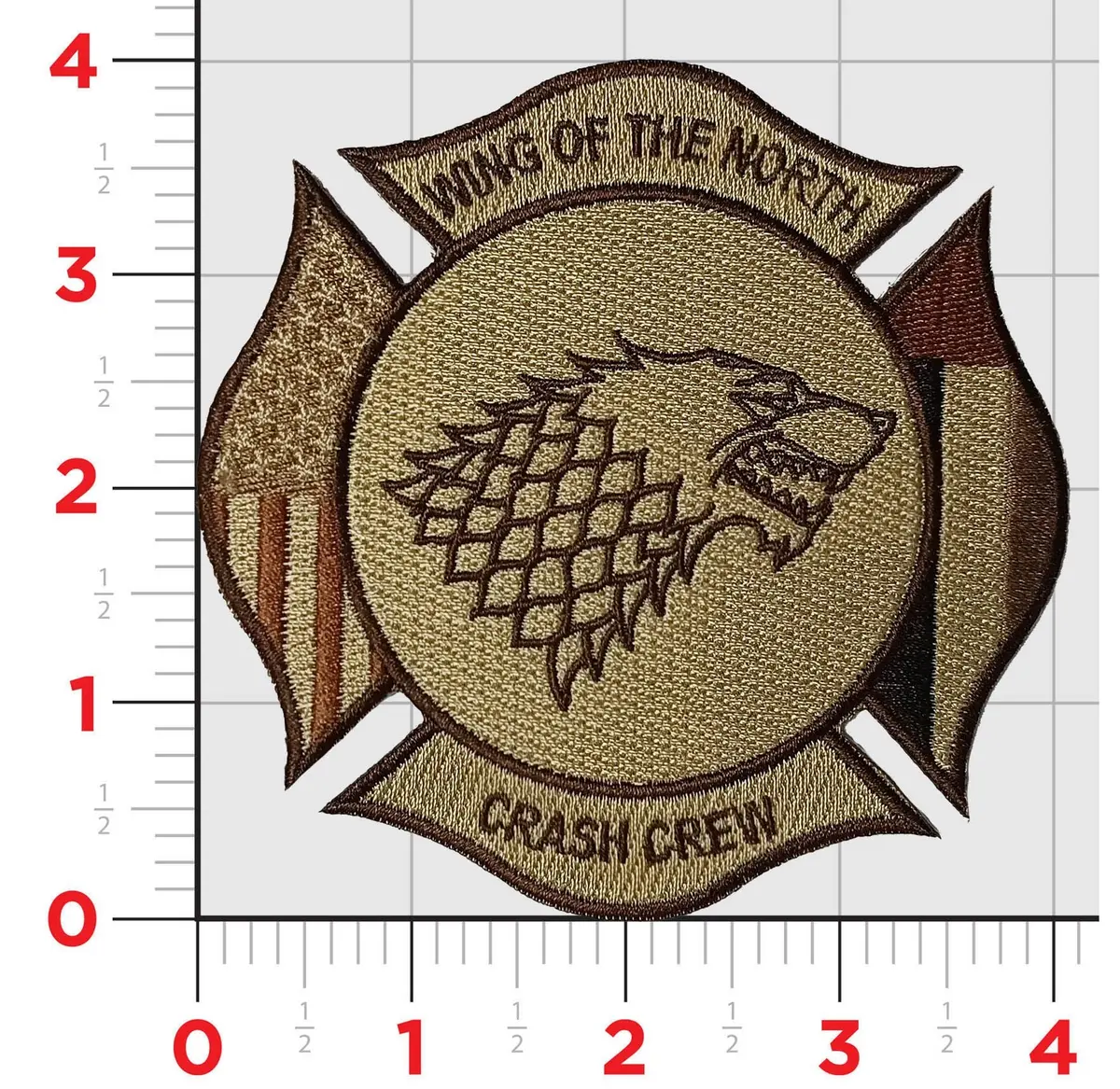 Official Mwss-471 Wing Of The North Crash Crew Patch 1