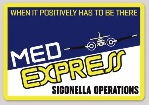 Official Nas Sigonella Med Express Sticker 1